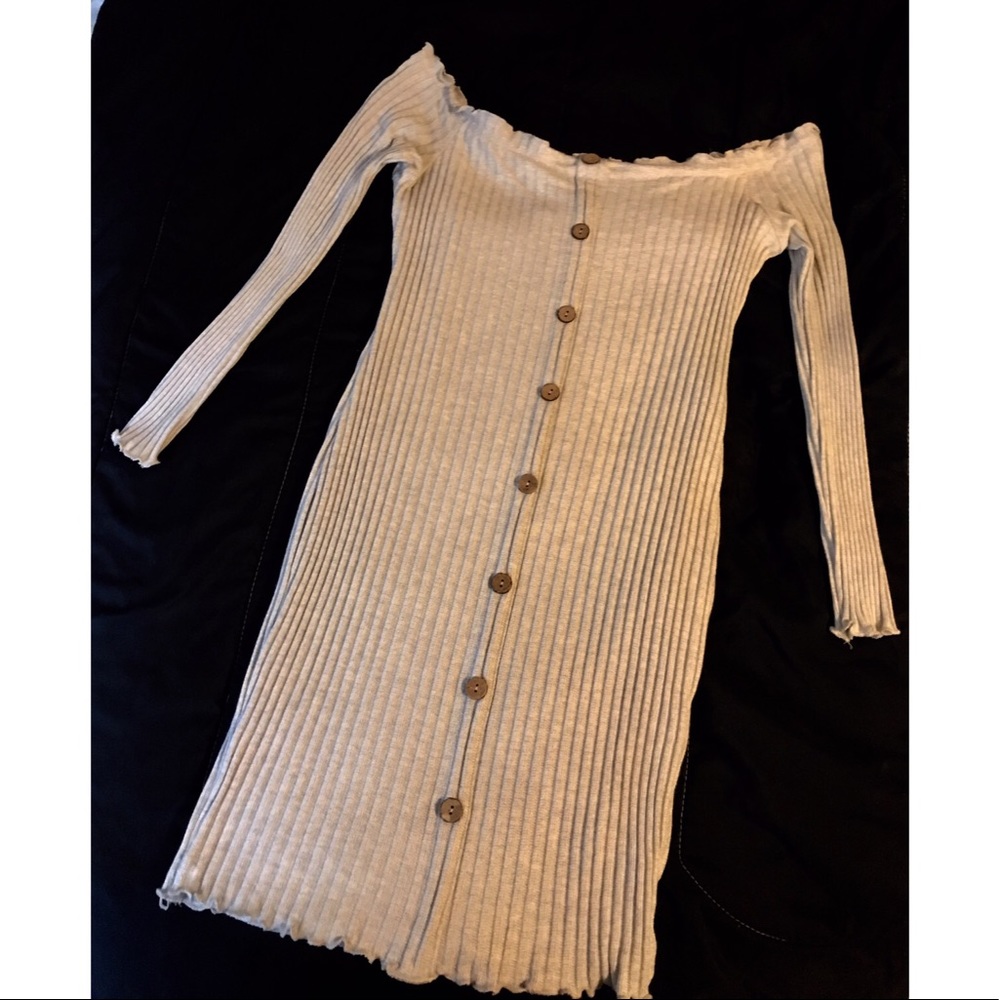 Fashion Nova- Jacklyn Off Shoulder Mini Dress